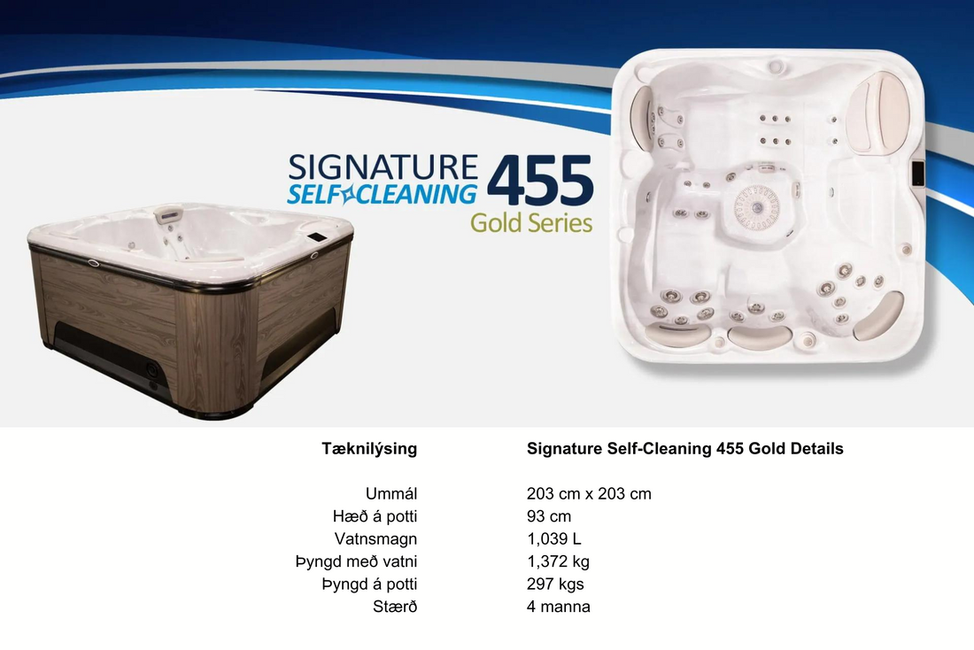 Hydropool model 455 Gold 4ra manna rafmagnspottur