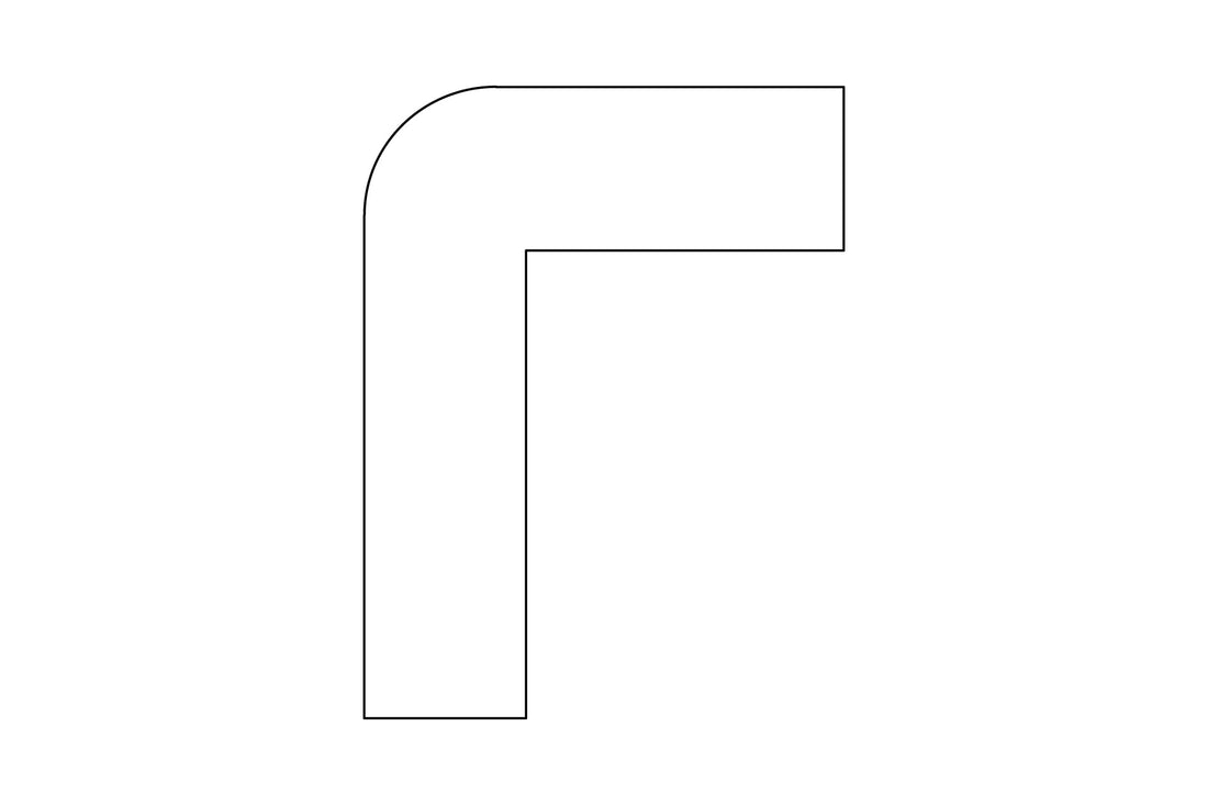 Bekkjarborð rúnað - TH ösp