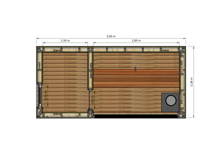 Sauna BARN 5M