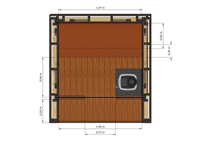 Sauna CUBIC
